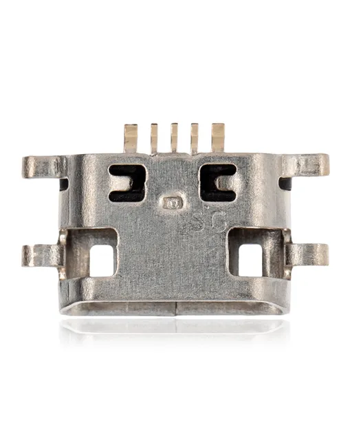 Nabíjecí port pájecí required - 05 Pin - Micro B - 4 Anchor Points (C076)