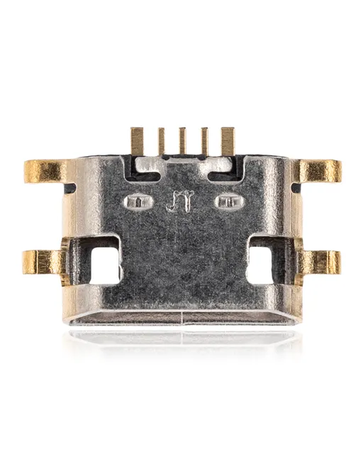 Nabíjecí port pájecí required - 05 Pin - Micro B - 4 Anchor Points (C077)