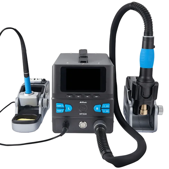 HT316 2v1 Hot Air Rework stanice (220V / Europe) (Aixun)