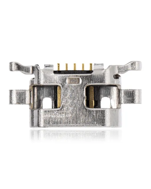 Nabíjecí port pájecí required - 05 Pin - Micro B - 4 Anchor Points (C064)