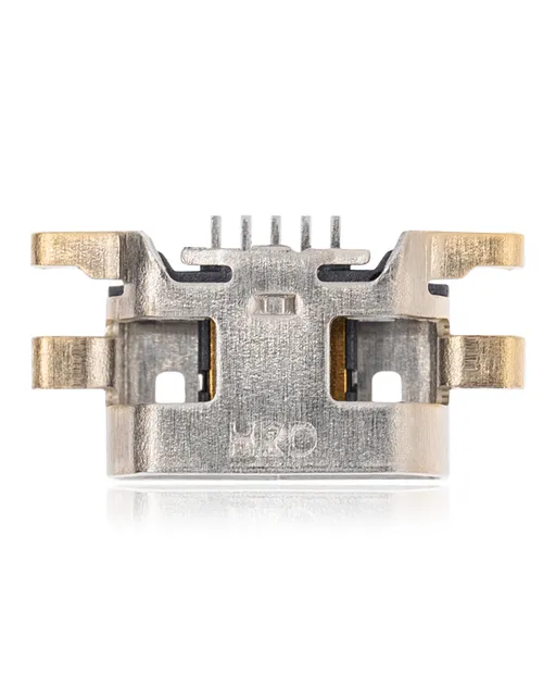 Nabíjecí port pájecí required - 05 Pin - Micro B - 4 Anchor Points (C074)