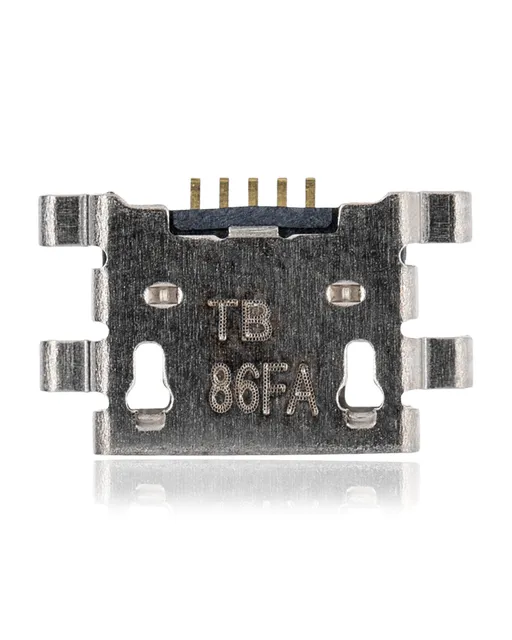 Nabíjecí port pájecí required - 05 Pin - Micro B - 4 Anchor Points (C088)