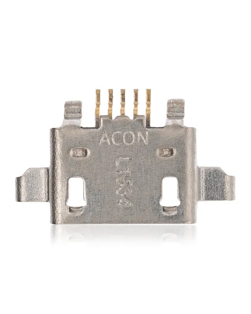 Nabíjecí port pájecí required - 05 Pin - Micro B - 4 Anchor Points (C090)