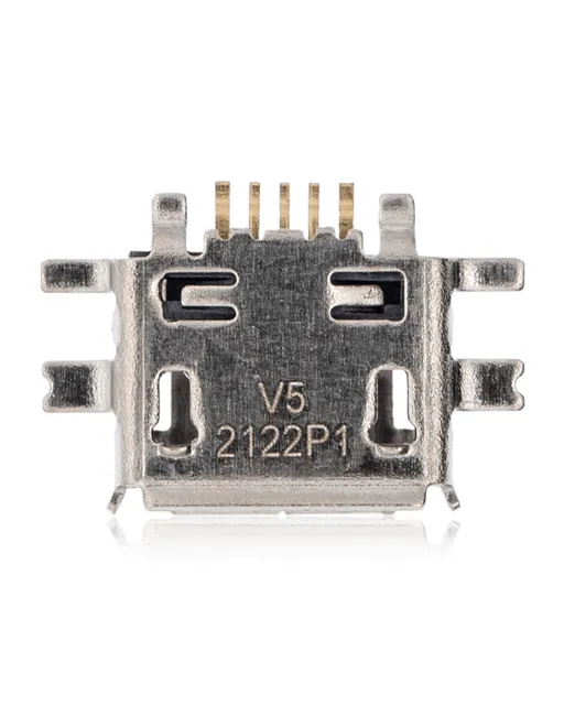 Nabíjecí port pájecí required - 05 Pin - Micro B - 6 Anchor Points (C092)