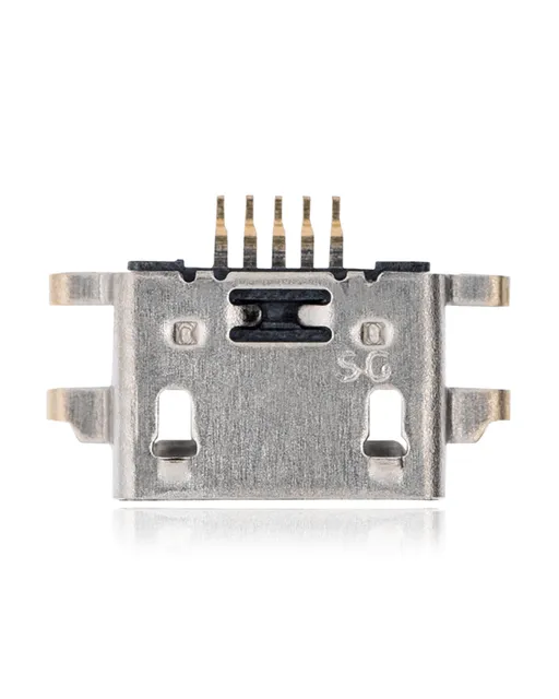 Nabíjecí port pájecí required - 05 Pin - Micro B - 4 Anchor Points (C099)