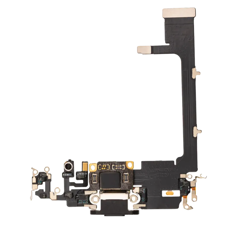 Flex kabel nabíjecího konektoru s deskou pro iPhone 11 Pro (Aftermarket Plus) (vesmírně šedá)