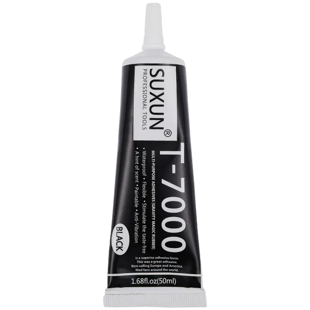 Multi-Purpose vysoce Strength černý lepidlo T7000 (50ML / Suxun) (černá)
