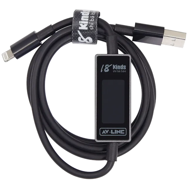 Kabel AV Line Pro rychlé napájecí Amp Voltage diagnostický (Lighting to USB)