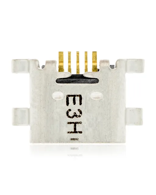 Nabíjecí port pájecí required - 05 Pin - Micro B - 6 Anchor Points (C391)