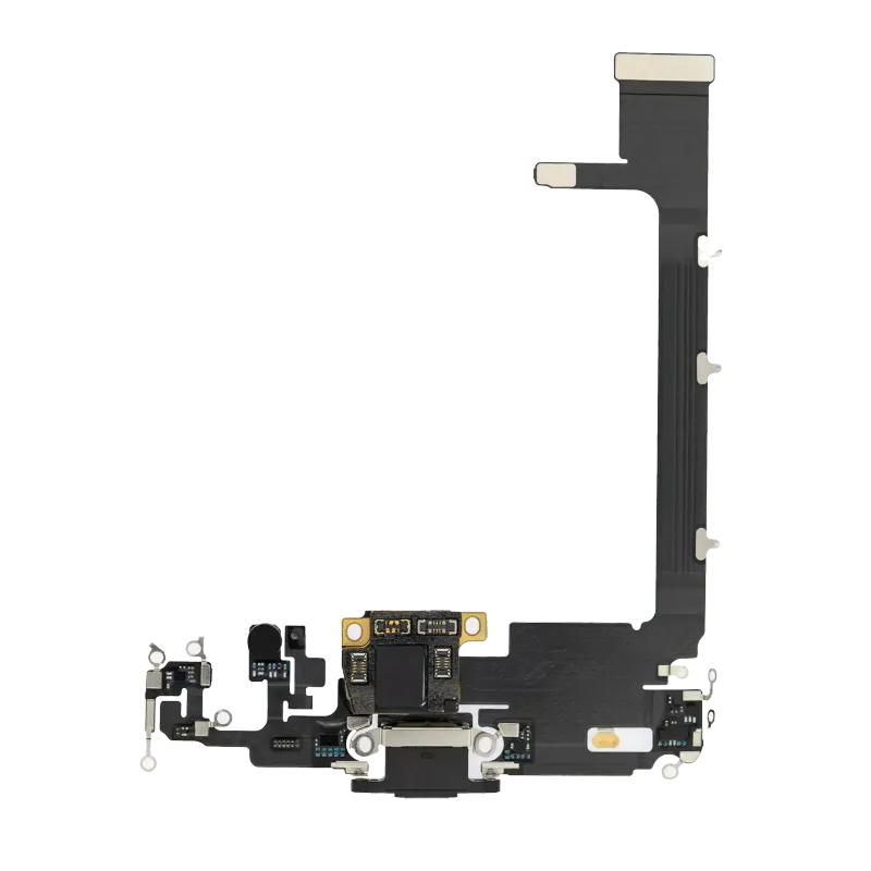 Flex kabel nabíjecího konektoru s deskou pro iPhone 11 Pro Max (Premium) (vesmírně šedá)