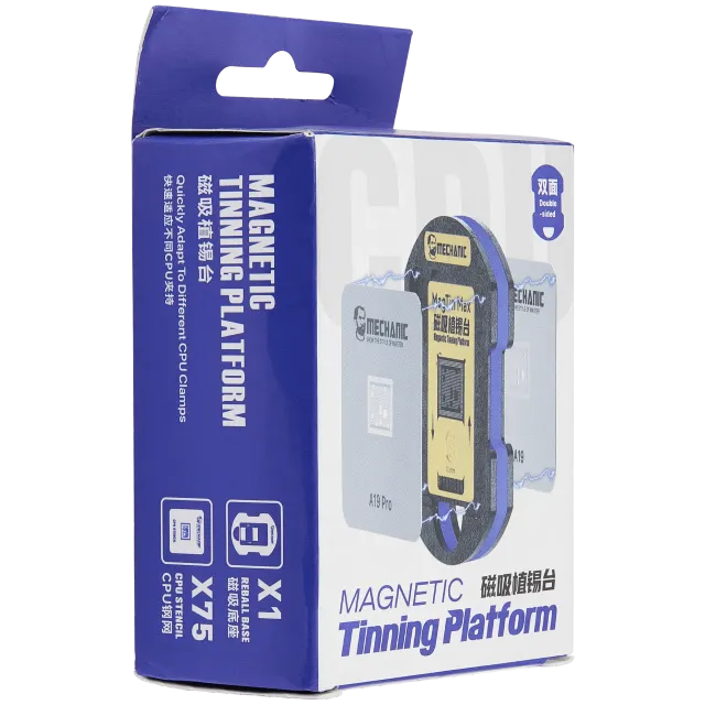 MagTin Max Dual-Sided magnetický BGA Reballing platforma sada pro iPhone / Android (Mechanic)