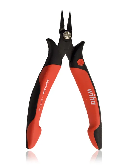 Electronic Pointed krátký Nose kleště (Wiha)
