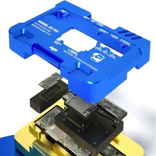 Pro-iSocket PCB základní deska držák pro iPhone X / XS / XS Max (3in 1) (Mechanic)