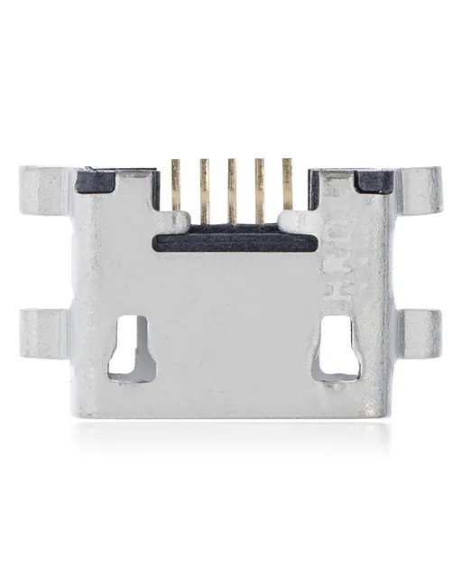 Nabíjecí port pájecí required - 05 Pin - Micro B - 4 Anchor Points (C186)