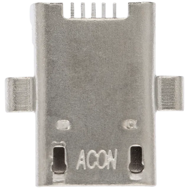 Nabíjecí port pájecí required - 05 Pin - Micro B - 4 Anchor Points (C204)