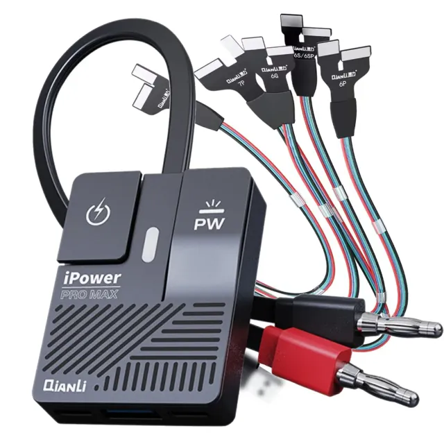 IPower Pro Max (7th Generation) DC napájecí Control Line s on/off přepínač pro iPhone 6 To 14 Pro Max (V2.2) (Qianli)