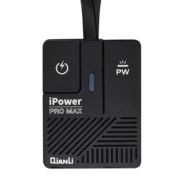 Kabel iPower Pro Max (8th Gen) DC napájecí Control s on/off přepínač pro iPhone 6–16 Pro Max (Qianli)
