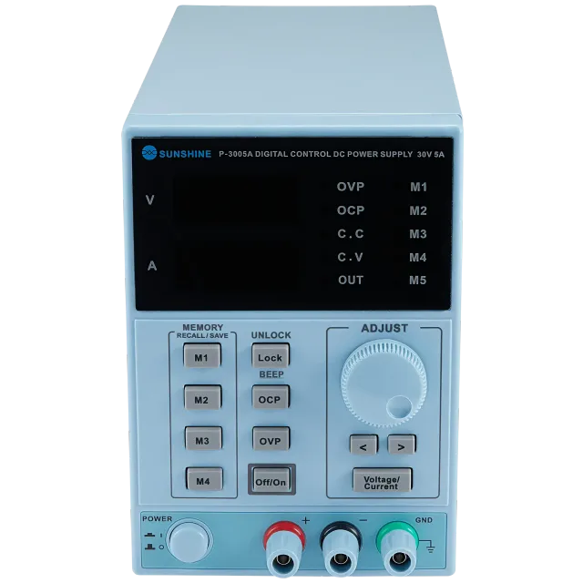 Programovatelný laboratorní zdroj (30V5A / 110V) (Model # SS-3005A) (Sunshine) (North American)