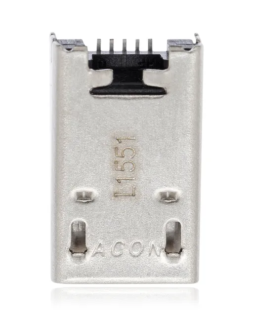 Nabíjecí port pájecí required - 05 Pin - Micro B - 4 Anchor Points (C201)