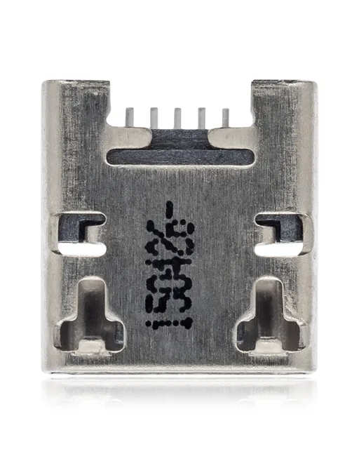 Nabíjecí port pájecí required - 05 Pin - Micro B - 4 Anchor Points (C198)