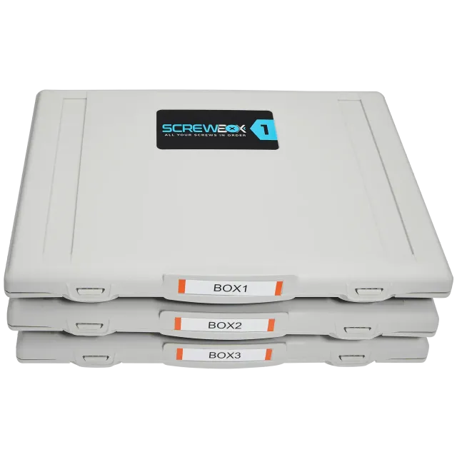 ScrewBox 3.0 sada pro iPhones (3 Boxes)