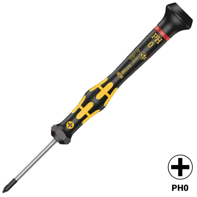 Kraftform Micro ESD Phillips šroubovák PH 0 X 60 MM (1550) (Wera)