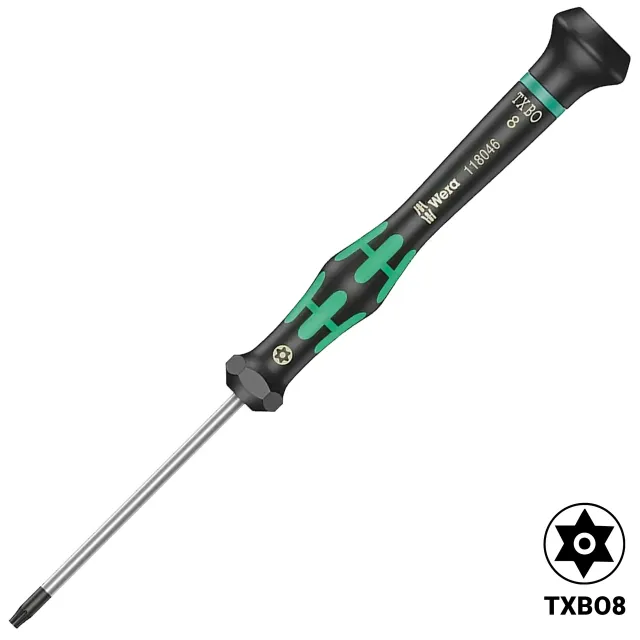 Kraftform Micro Precision Tamper-proof Torx šroubovák TX8 X 60 MM (2067) (Wera)