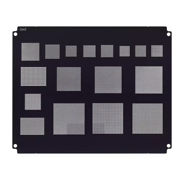 Bumblebee Stencil (QS540) multifunkční univerzální BGA Reballing Stencil 0.3 / 0.35 / 0.4 / 0.5 / 0.6 / 0.8 (MEGA-IDEA)