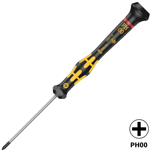 Kraftform Micro ESD Phillips šroubovák PH 00 X 60 MM (1550) (Wera)