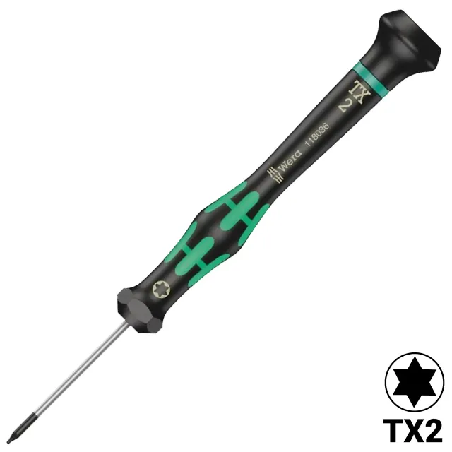 Kraftform Micro Precision Torx šroubovák TX2 X 40 MM (2067) (Wera)