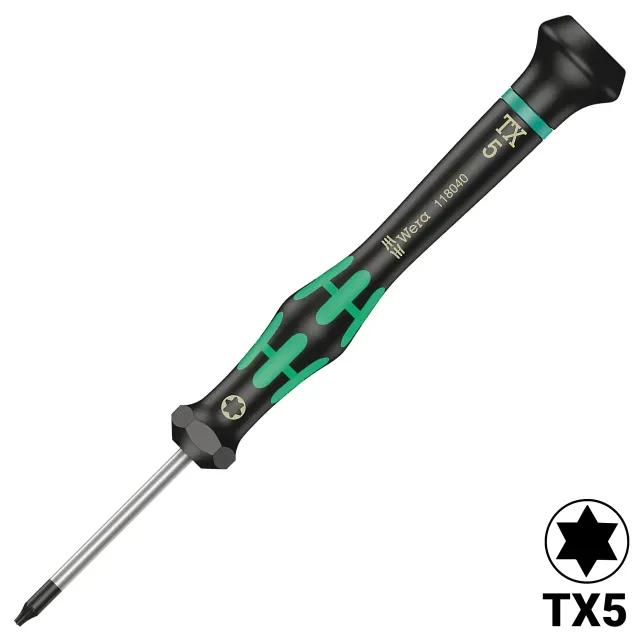Kraftform Micro Precision Torx šroubovák TX5 X 40 MM (2067) (Wera)