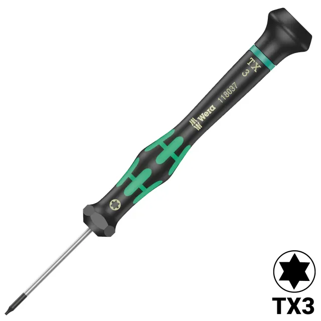 Kraftform Micro Precision Torx šroubovák TX3 X 40 MM (2067) (Wera)