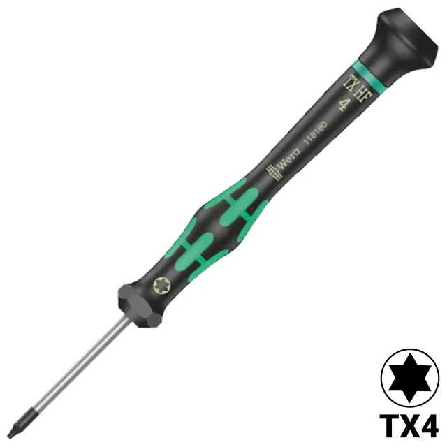 Kraftform Precision Torx šroubovák se šroubek hold function tx4 x 40 mm (2067) (Wera)