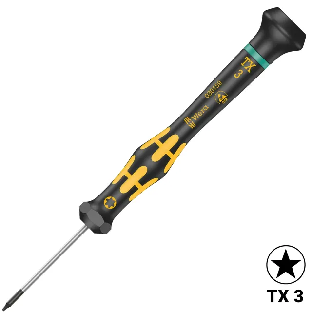 Kraftform Micro ESD Torx šroubovák TX 3 X 40 MM (1567) (Wera)