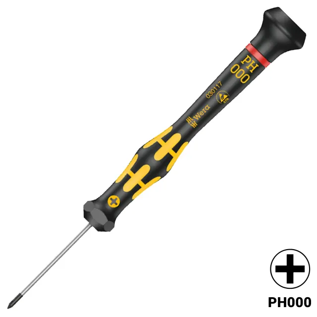Kraftform Micro ESD Phillips šroubovák PH 000 X 40 MM (1550) (Wera)