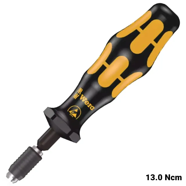 Wera 7455 ESD Pre-Set Kraftform Torque šroubovák (0.1-1.0 Nm))