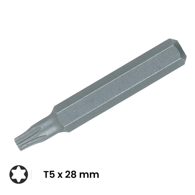 Torx MicroBit T5 × 28mm (Wiha)