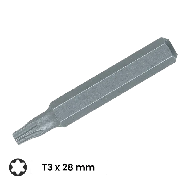 Torx MicroBit T3 × 28mm (Wiha)