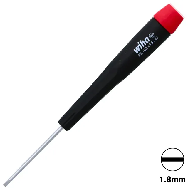 Precision Slotted šroubovák 1.8mm x 40mm (26018) (Wiha)