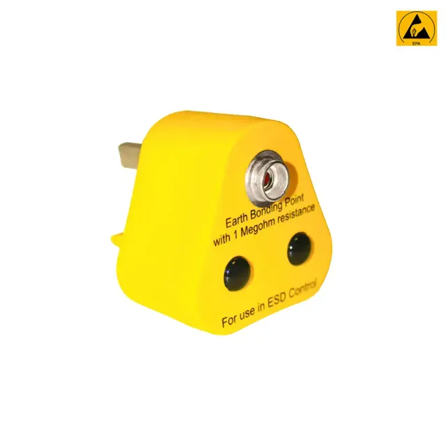 Earth Bonding Plug (1 x 10mm) Stud (ESD-Safe) (UK verze)