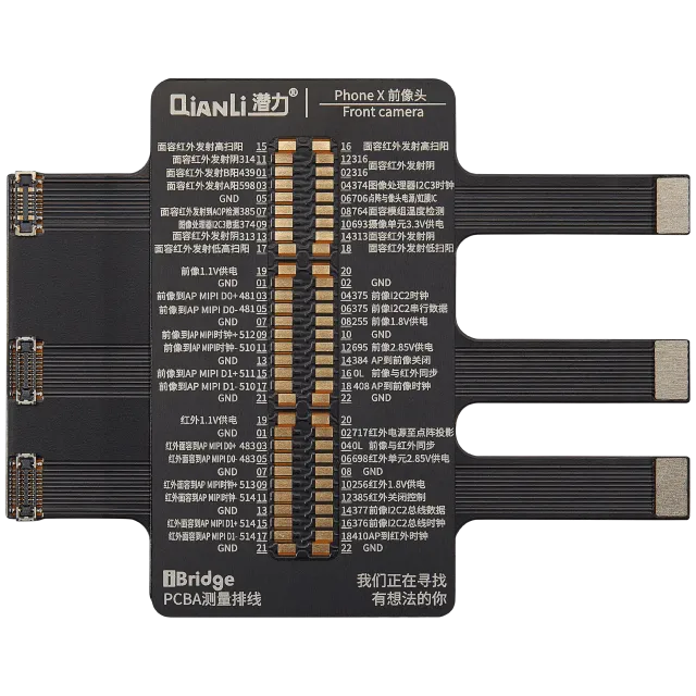 Kabel iBridge přední kamera tester pro iPhone X (Qianli)