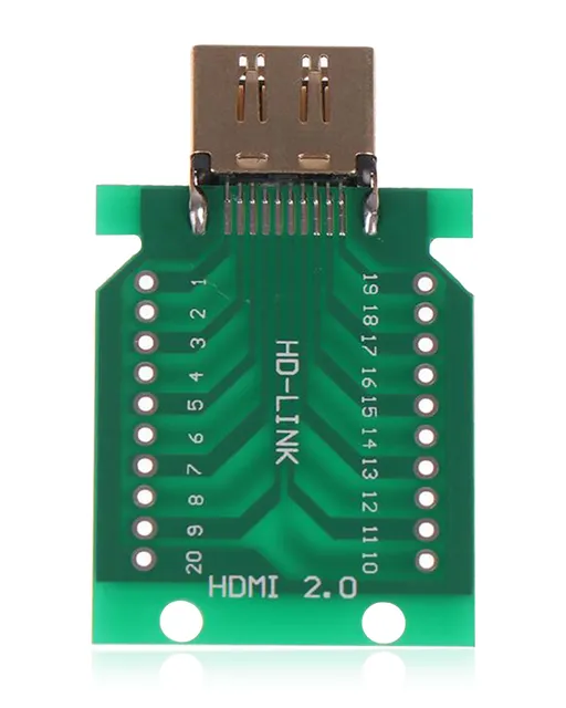 Deska HDMI Female konektor Breakout
