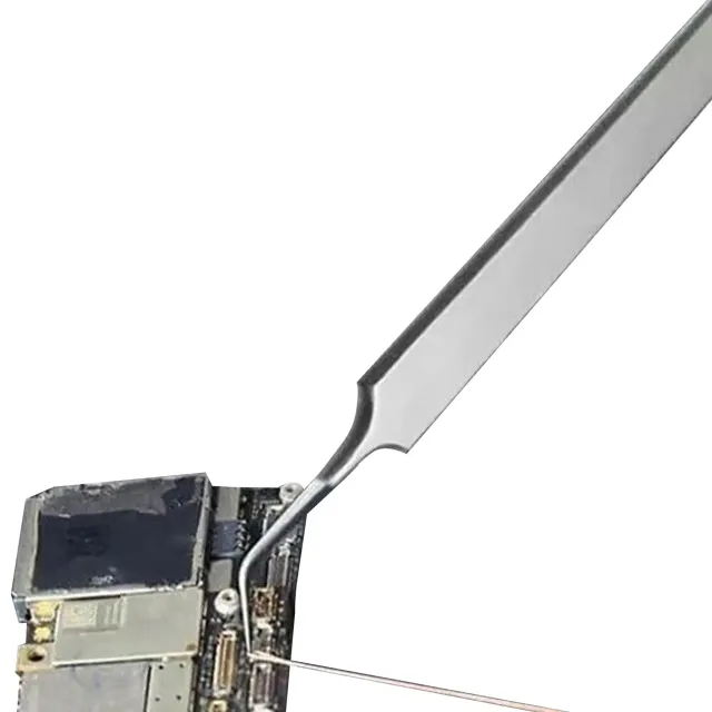 Micro pájecí Cuved Ultra-Fine hrot Tweezer (0.15mm) Non-Magnetic ESD Safe (PolarTronix)