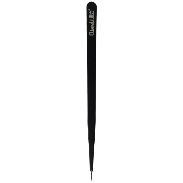 INeeZy Handmade Non-Magnetic Stainless pinzeta (Black - Thin) (Qianli)