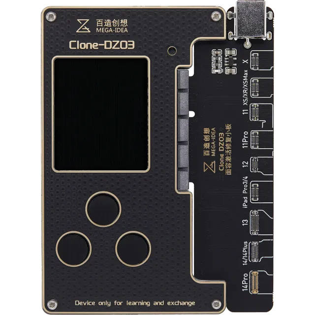 Clone-DZ03 Face ID Tag-On Flex kabel Projector tester nástroj pro iPhone X-14 Pro Max (Qianli)