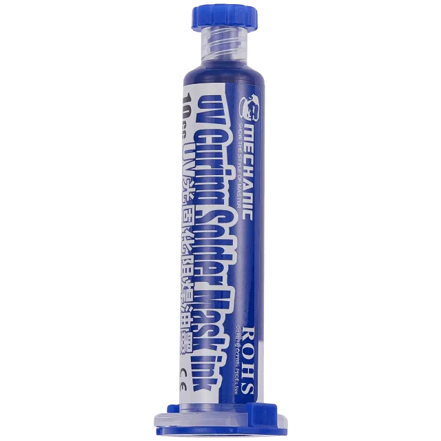 UV pájka Mask modrý 10mL (Mechanic)