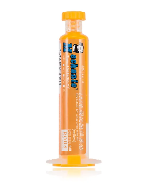 UV pájka Mask Yellow 10mL (Mechanic)