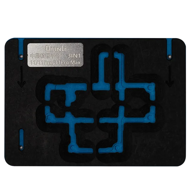Střední rám 3v1 Reballing platforma se stencils stanice pro iPhone 11 / 11 Pro / 11 Pro Max (Qianli)