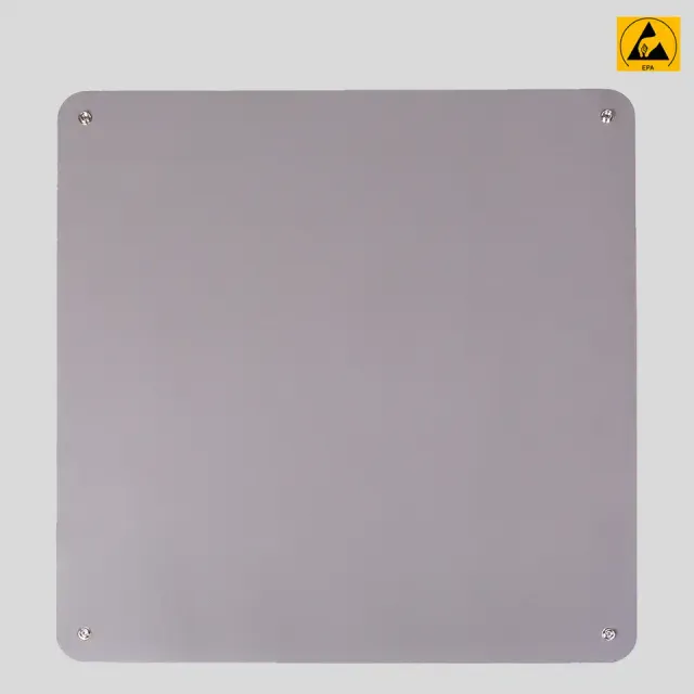 Premium ESD gumový Table podložka (600mm x 610mm) pro 4 x 10mm Studs (šedá)