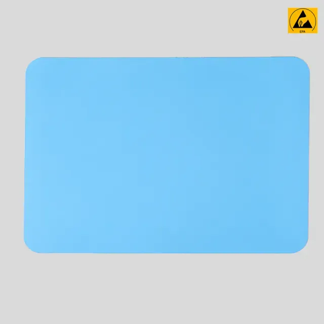 Premium ESD gumový Placemat 400 x 300mm (modrá)